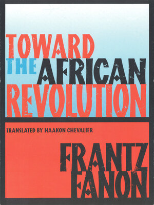 cover image of Toward the African Revolution